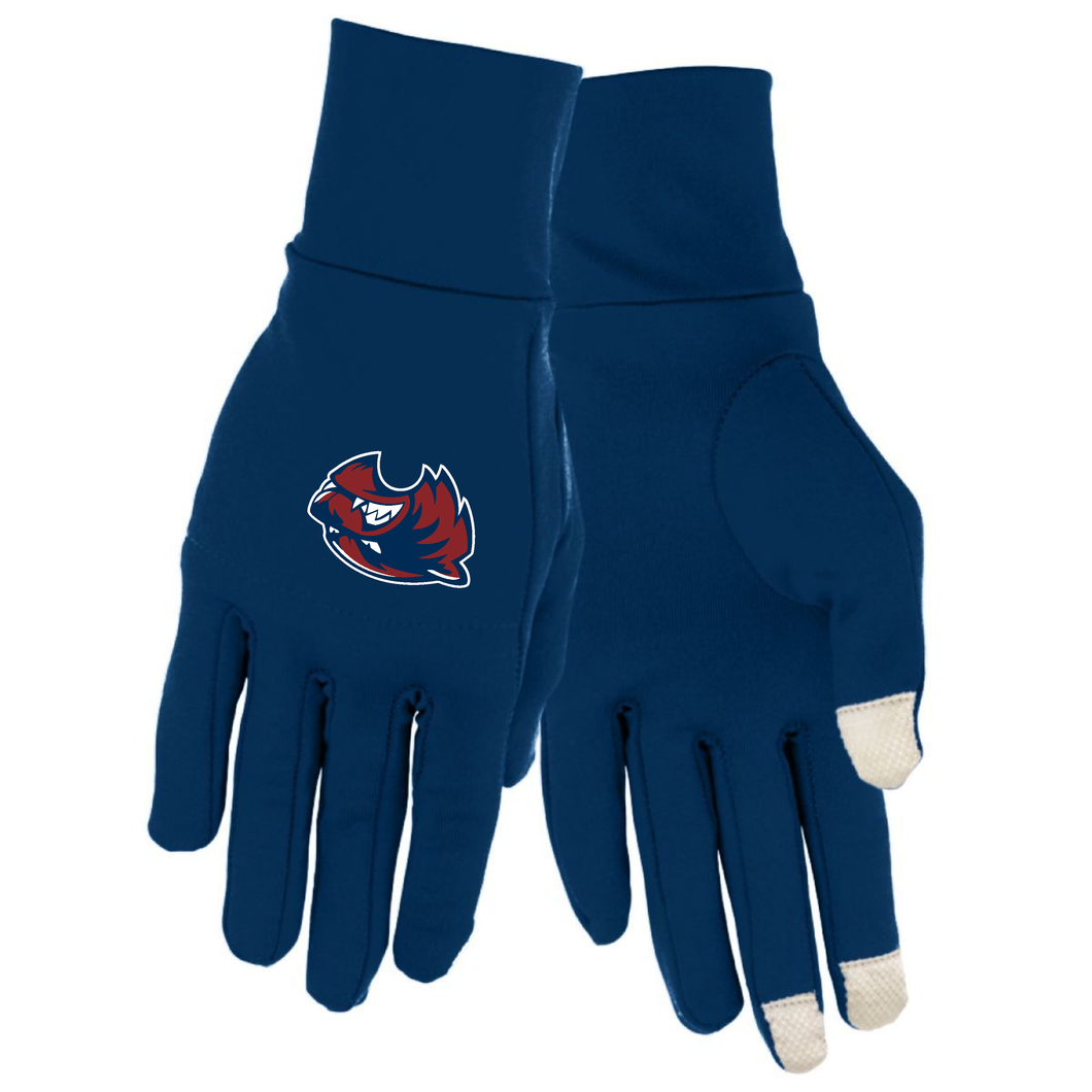 WW-SOC-919-3 - Augusta Sportswear Tech Gloves - Wolverine Logo