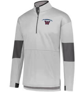 WW-FB-103-5 -  Holloway Sof-Stretch Pullover - Football Laces Logo