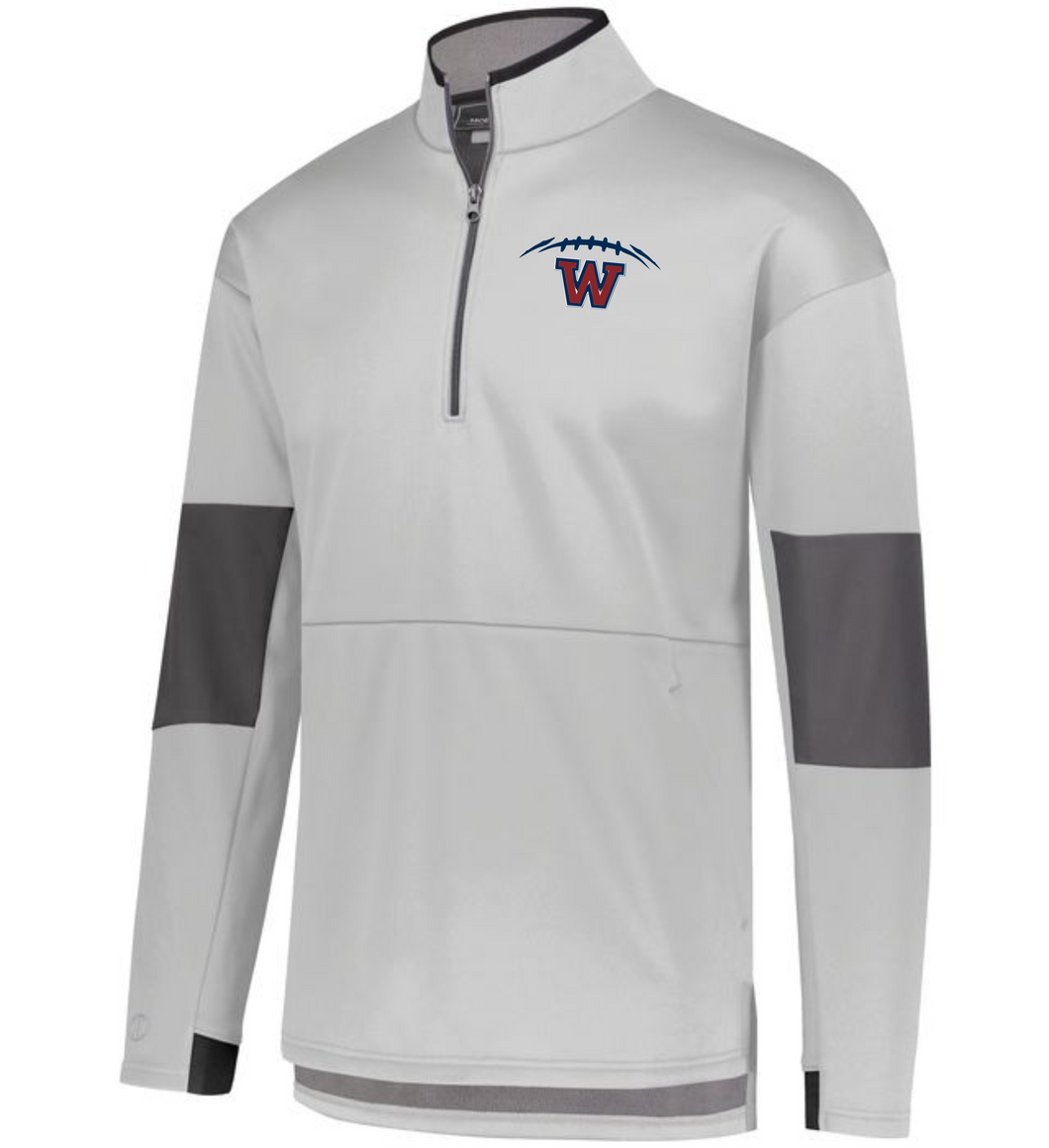 WW-FB-103-5 -  Holloway Sof-Stretch Pullover - Football Laces Logo