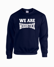 Load image into Gallery viewer, WW-FB-304-03 - Gildan Adult 8 oz., 50/50 Fleece Crew - We Are Woodstock Logo