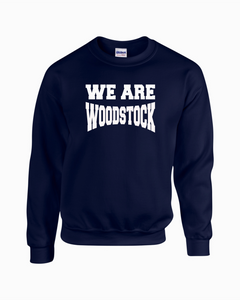 WW-FB-304-03 - Gildan Adult 8 oz., 50/50 Fleece Crew - We Are Woodstock Logo