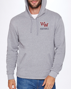 WW-FB-314-2 - Next Level Adult PCH Pullover Hoodie - WW Football Logo