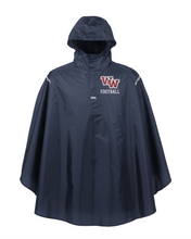 Load image into Gallery viewer, WW-FB-460-2 - Team 365 Adult Zone Protect Packable Poncho - WW Football Logo