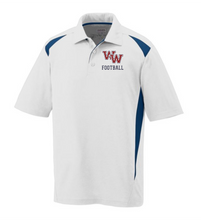 Load image into Gallery viewer, WW-FB-506-2 - Augusta Premier Polo - WW Football Logo