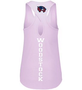 WW-FB-521-9 - Augusta Ladies Lux Tri-Blend Tank - Laces & Wolverine Back Logo