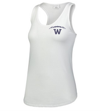 Load image into Gallery viewer, WW-FB-521-9 - Augusta Ladies Lux Tri-Blend Tank - Laces &amp; Wolverine Back Logo