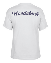 Load image into Gallery viewer, WW-FB-532-10 - Gildan Adult 5.5 oz., 50/50 T-Shirt - Laces Wolverine &amp; Woodstock Script Logo