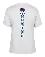Load image into Gallery viewer, WW-FB-532-09 - Gildan Adult 5.5 oz., 50/50 T-Shirt - Laces &amp; WW Wolverines Logo