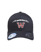 Load image into Gallery viewer, WW-FB-903-5 - Flexfit Adult Cool and Dry Tricot Cap - Football Laces Logo