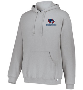 WW-GLAX-091-2 - Russell Athletic Unisex Dri-Power® Hooded Sweatshirt - Wolverines Girls' Lacrosse Logo