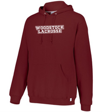 Load image into Gallery viewer, WW-GLAX-091-3 - Russell Athletic Unisex Dri-Power® Hooded Sweatshirt - Woodstock Lacrosse Logo