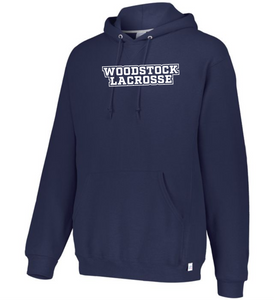 WW-GLAX-091-3 - Russell Athletic Unisex Dri-Power® Hooded Sweatshirt - Woodstock Lacrosse Logo
