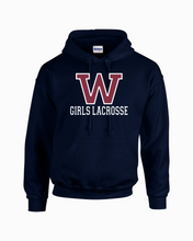 Load image into Gallery viewer, WW-GLAX-301-1 - Gildan-Hoodie - Woodstock Girls Lacrosse Logo