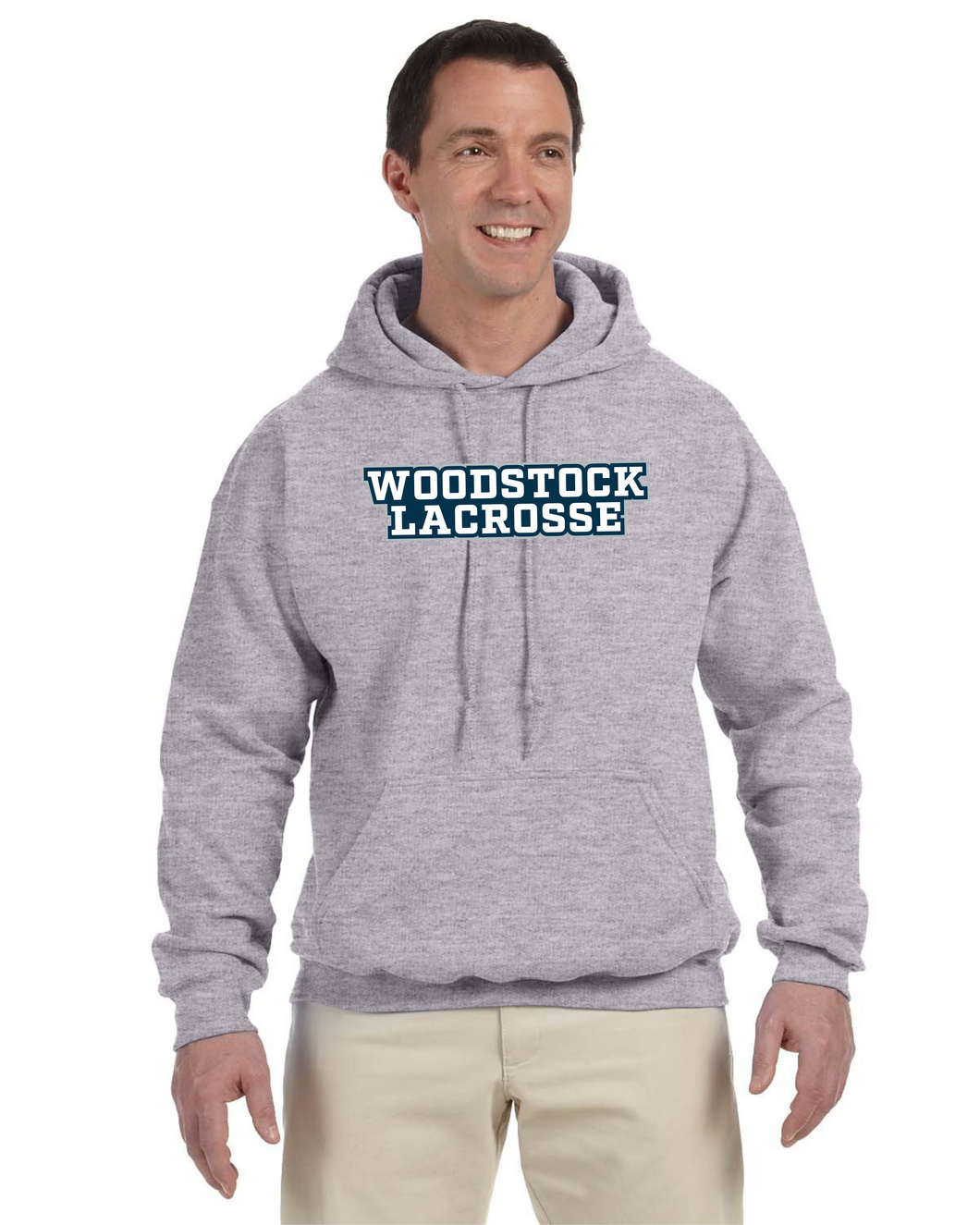 WW-GLAX-301-3 - Gildan-Hoodie - Woodstock Lacrosse Logo