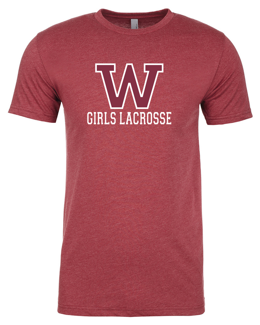WW-GLAX-546-1 - Next Level CVC Crew - Woodstock Girls Lacrosse Logo