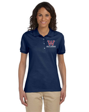 Load image into Gallery viewer, WW-GLAX-553-1 - Jerzees 5.6 oz. Spot Shield Jersey Polo - Woodstock Girls Lacrosse Logo
