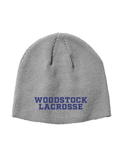 Load image into Gallery viewer, WW-GLAX-906 - Big Accessories Knit Beanie - Woodstock Lacrosse Logo