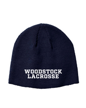 Load image into Gallery viewer, WW-GLAX-906 - Big Accessories Knit Beanie - Woodstock Lacrosse Logo