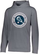Load image into Gallery viewer, WW-LAX-105-1 - Augusta Wicking Fleece Hoodie Pullover - Woodstock LAX Circle Logo