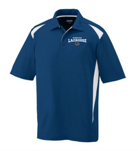 Load image into Gallery viewer, WW-LAX-506-3 - Augusta Premier Polo - Woodstock LAX Wolverine Logo