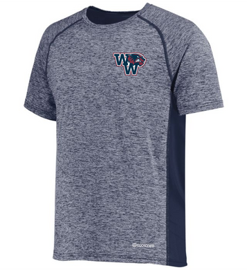 WW-LAX-507-5 - Holloway CoolCore Short Sleeve Shirt - WW Wolverines Logo