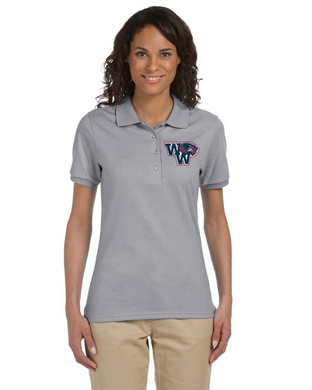 WW-LAX-553-5 - Jerzees 5.6 oz. SpotShield Jersey Polo - WW Wolverine Logo