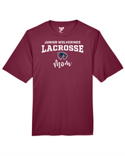 Load image into Gallery viewer, WW-LAX-623-4A - Team 365 Zone Performance Short Sleeve T-Shirt - Junior Wolverine Mom Logo