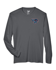 WW-LAX-624-5 - Team 365 Zone Performance Long-Sleeve T-Shirt - WW Wolverine Logo
