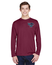 Load image into Gallery viewer, WW-LAX-624-5 - Team 365 Zone Performance Long-Sleeve T-Shirt - WW Wolverine Logo