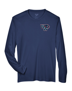WW-LAX-624-5 - Team 365 Zone Performance Long-Sleeve T-Shirt - WW Wolverine Logo
