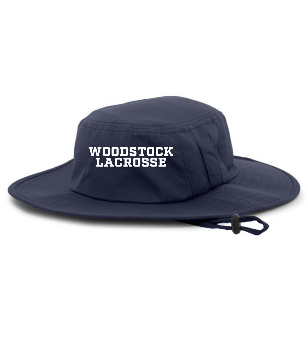 WW-LAX-905-8 - Pacific Manta Ray Boonie Hat - Woodstock Lacrosse Logo