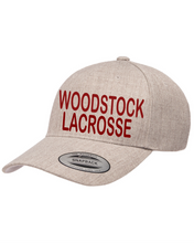 Load image into Gallery viewer, WW-LAX-910-8 - Yupoong Classic Premium Snapback Cap - Woodstock Lacrosse Logo