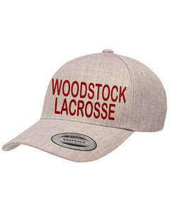 WW-LAX-910-8 - Yupoong Classic Premium Snapback Cap - Woodstock Lacrosse Logo