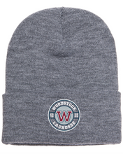 Load image into Gallery viewer, WW-LAX-915 - Yupoong Adult Cuffed Knit Beanie   - Woodstock W LAX Logo