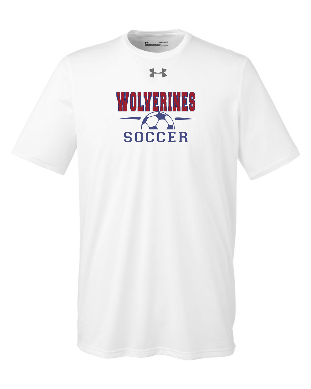 WW-SOC-211-2 - Under Armour Locker Short Sleeve T-Shirt 2.0 - WHS Wolverine Soccer Logo