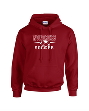 Load image into Gallery viewer, WW-SOC-301-2 - Gildan-Hoodie - WHS Wolverine Soccer Logo