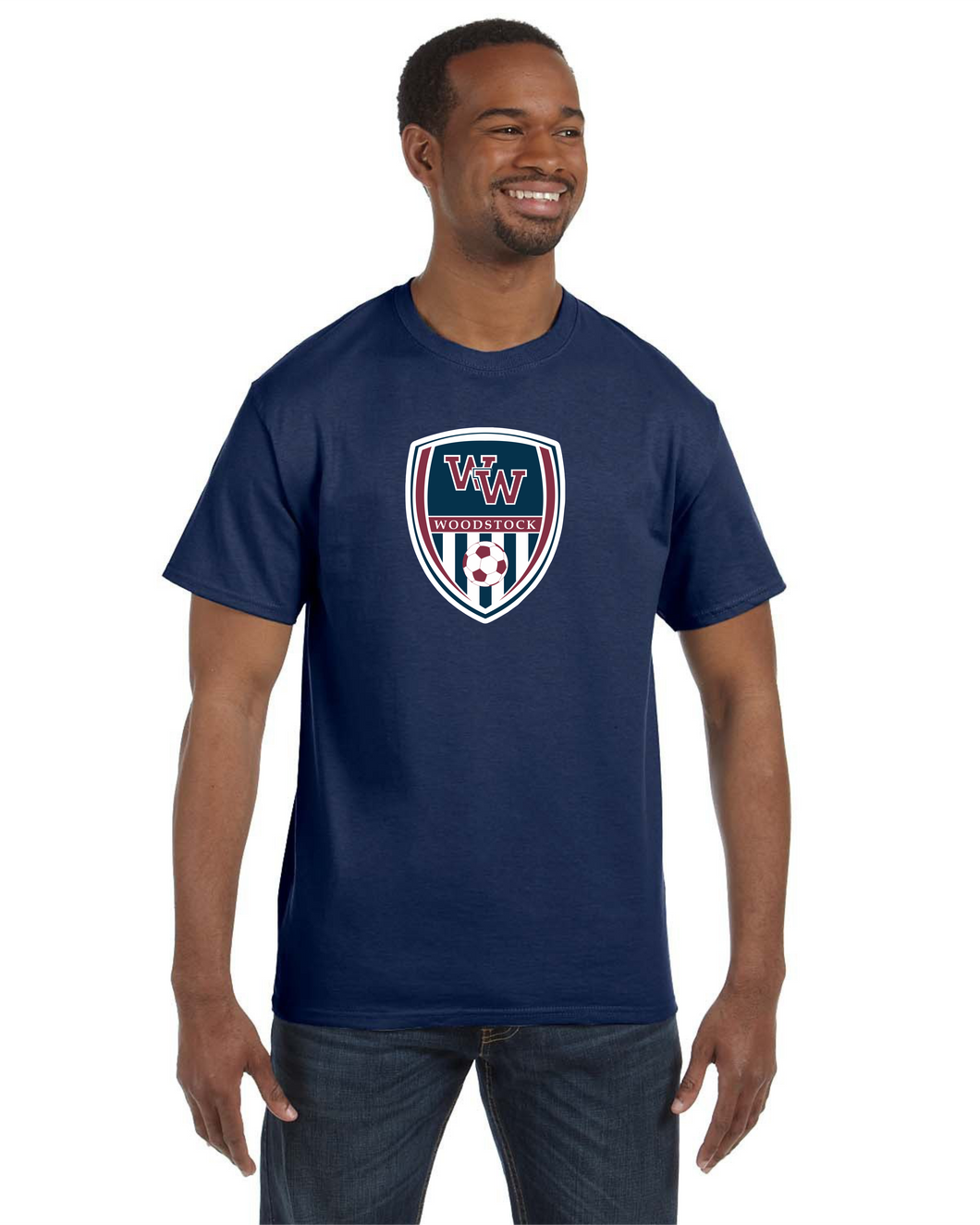 WW-SOC-535-1- Jerzees Dri-Power Short Sleeve T-Shirt - WHS Soccer Shield Logo
