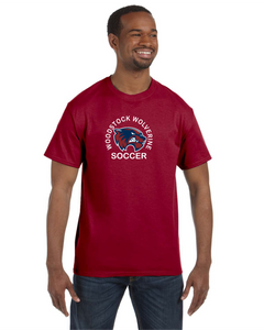 WW-SOC-535-3- Jerzees Dri-Power Short Sleeve T-Shirt - Woodstock Wolverine Soccer Logo