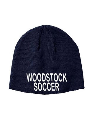 WW-SOC-906 - Big Accessories Knit Beanie - Woodstock Soccer Logo