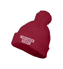 Load image into Gallery viewer, WW-SOC-907 - Augusta POM BEANIE - Woodstock Soccer Logo